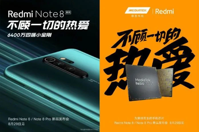 Redmi Note 8 Pro z procesorem MediaTek, aparatem 64MP i nawet 8GB RAM