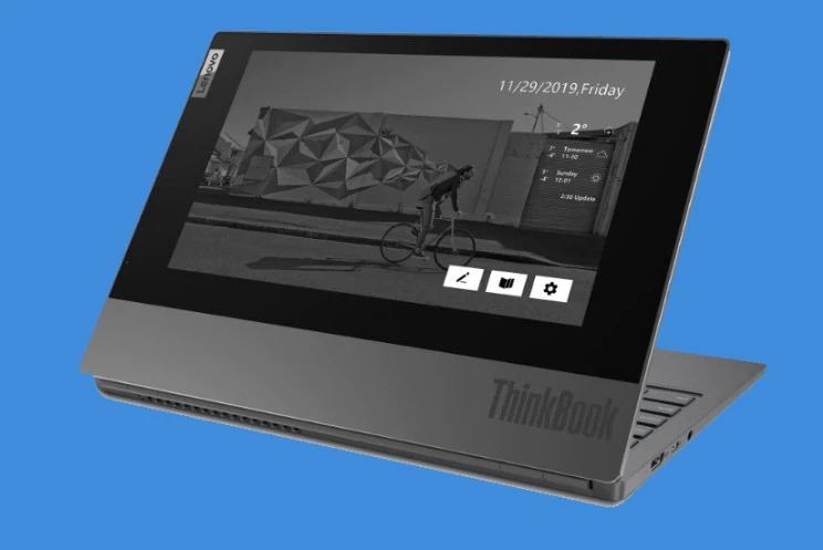 Takiego laptopa nie widzieliście. Lenovo ThinkBook Plus wprowadza nowy sposób pracy wielozadaniowej