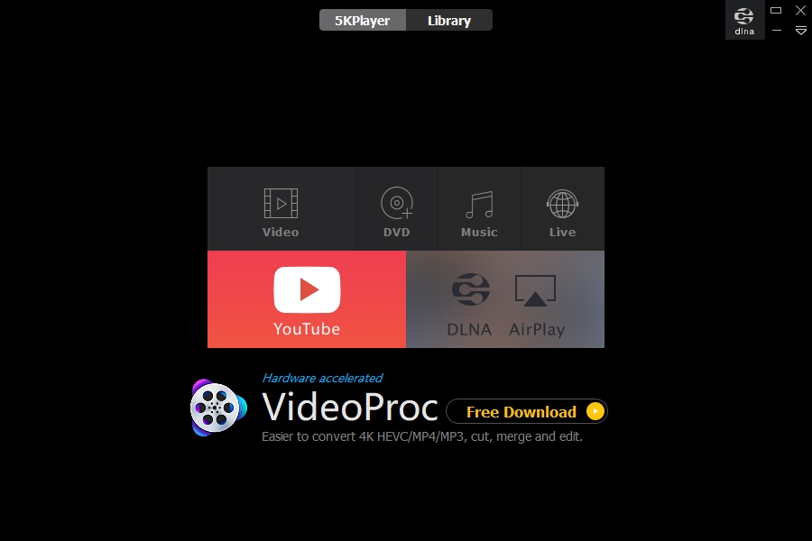 5KPlayer – darmowy kombajn do odtwarzania wideo w 4K (recenzja)