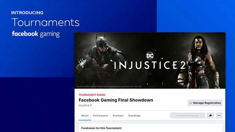 Facebook Gaming umożliwia tworzenie własnych turniejów