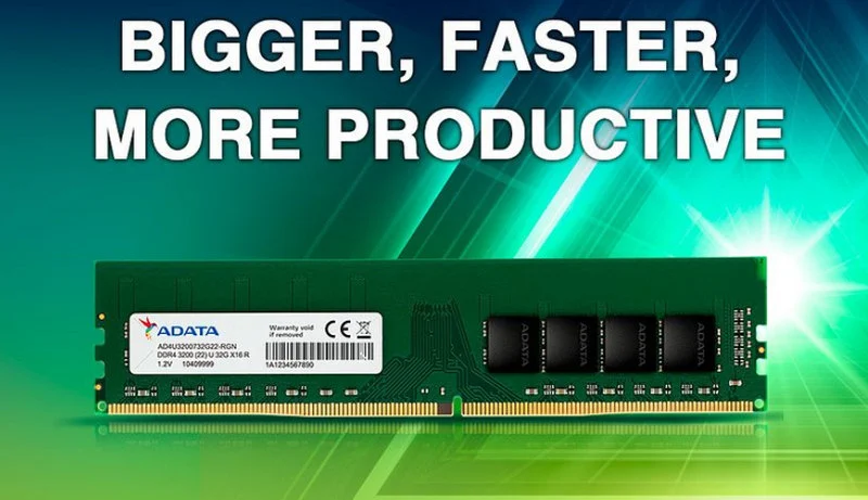 ADATA: nowe moduły pamięci RAM DDR4 w formatach U-DIMM i SO-DIMM