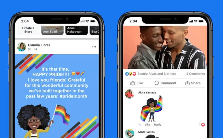 Miesiąc Dumy 2021 na Facebooku. Nowe funkcje o tematyce Pride