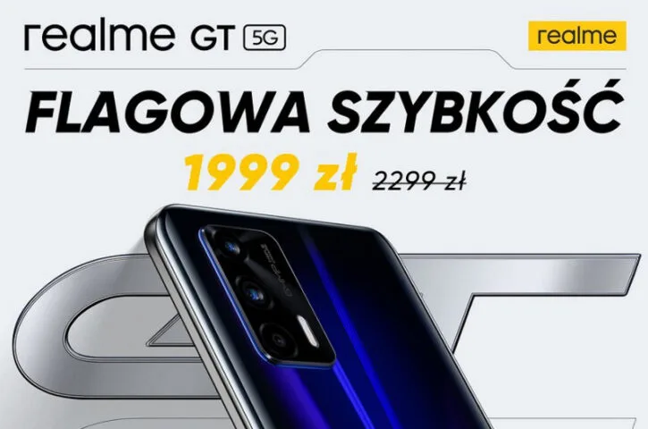 realme GT w Polsce. Flagowiec za 1999 złotych – tylko dziś na Allegro