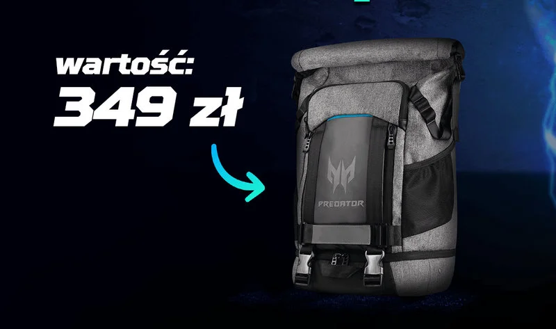 Plecak za zdjęcie z puszką napoju energetycznego PredatorShot