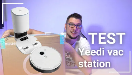 Robot sprzątający Yeedi vac station – test odkurzacza