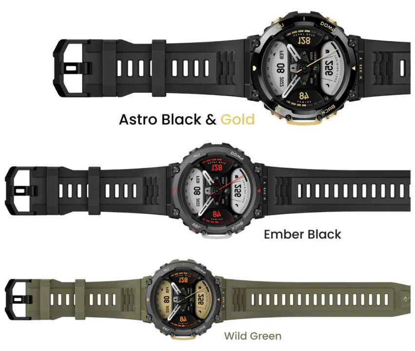 Smartwatch Amazfit T-Rex 2 - kolory