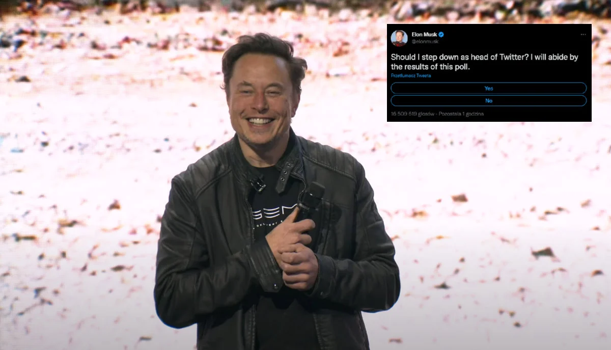 Elon Musk odejdzie z Twittera jeśli użytkownicy wyrażą taką wolę