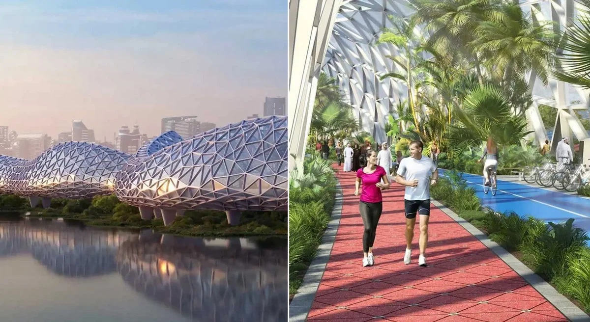 Kolejny megaprojekt w Dubaju. Zabudowana ścieżka rowerowa imponuje rozmachem