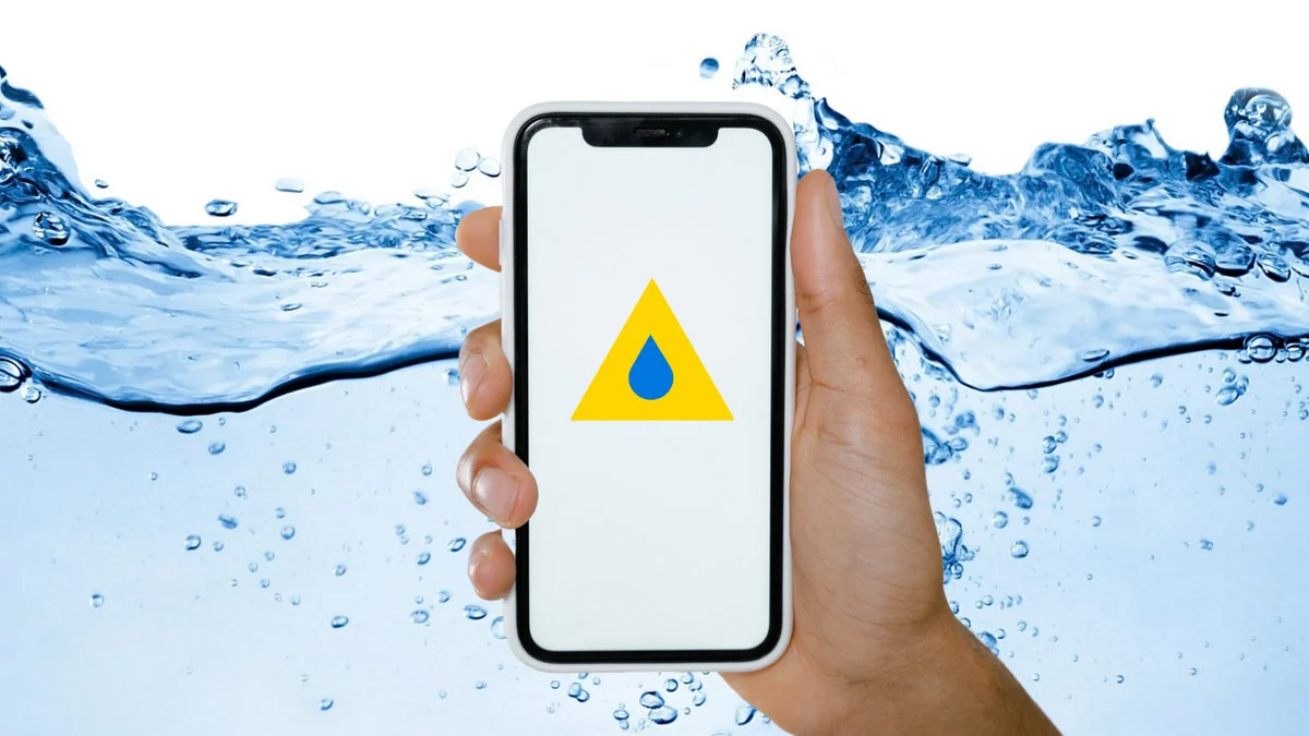 Mały żółty trójkąt na ekranie smartfona. Nie ignoruj go