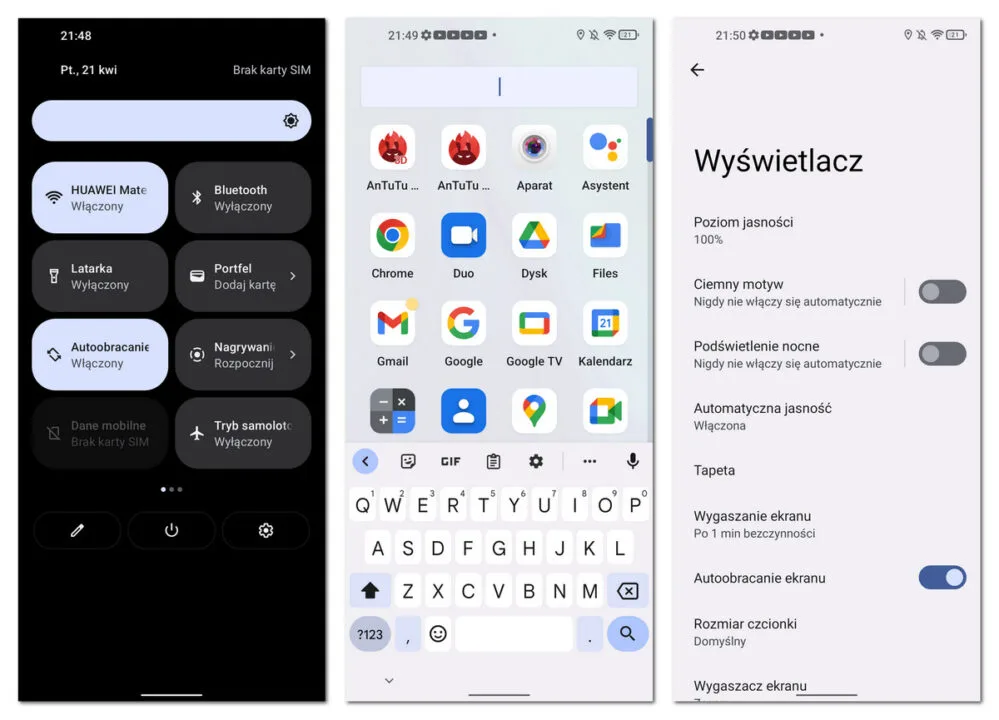 Smartfon pracuje pod kontrolą systemu Android 12