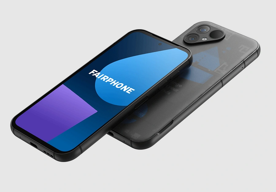 Fairphone 5 z transparentną obudową