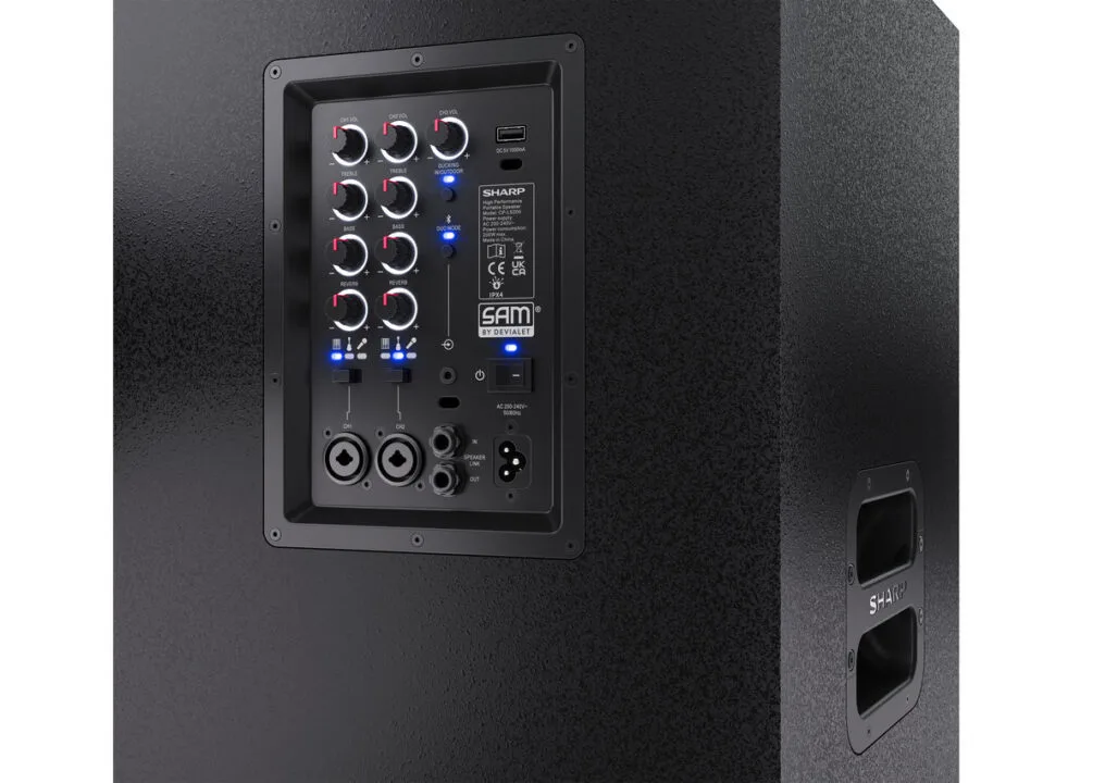 Sharp SumoBox Pro (CP-LS200) - panel