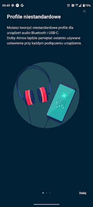 Edge 40 Neo - ustawienia audio