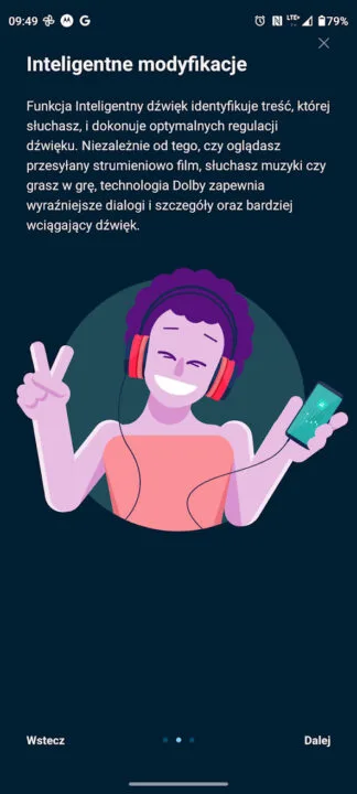 Edge 40 Neo - ustawienia audio