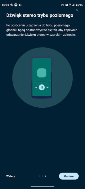 Edge 40 Neo - ustawienia audio