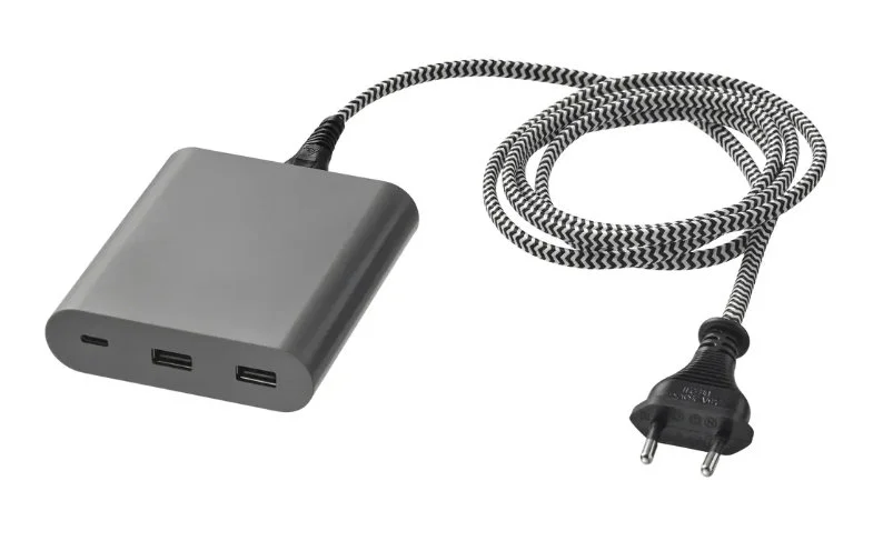 Ładowarka USB ÅSKSTORM 40 W w kolorze ciemnoszarym