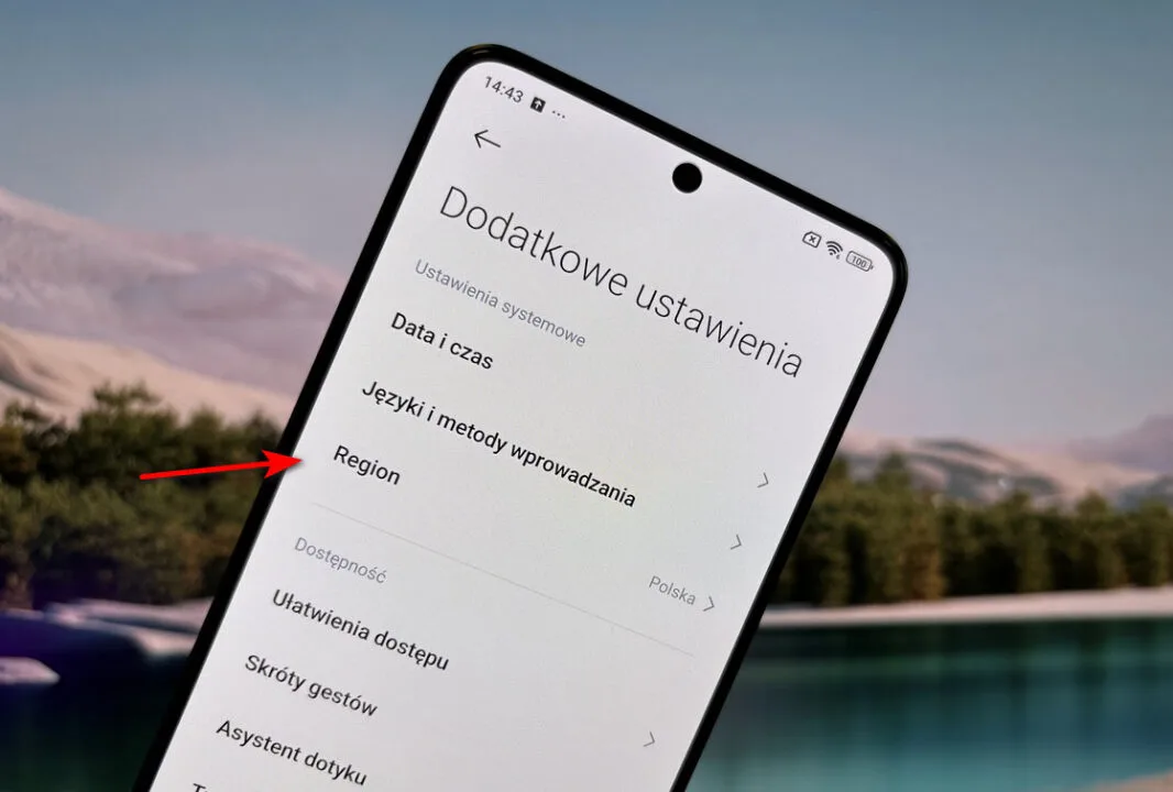 Zmiana regionu na smartfonie POCO / foto. instalki.pl