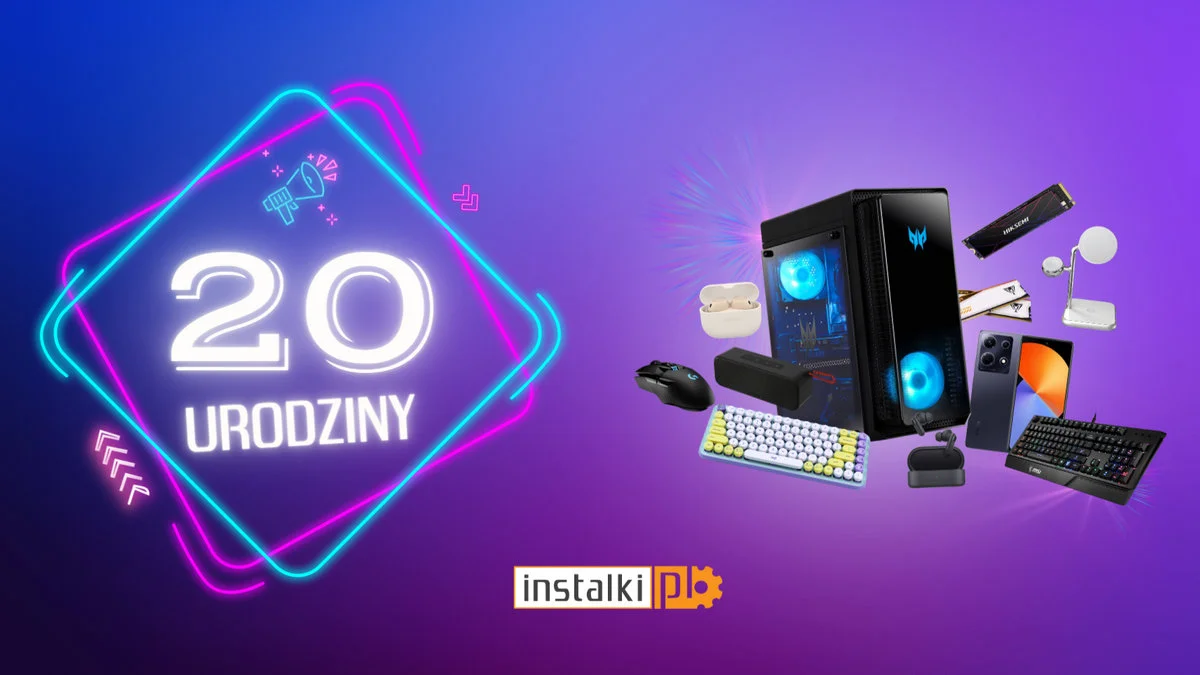 Konkurs z okazji 20. urodzin INSTALKI.pl. Zgarnij jedną z cennych nagród!