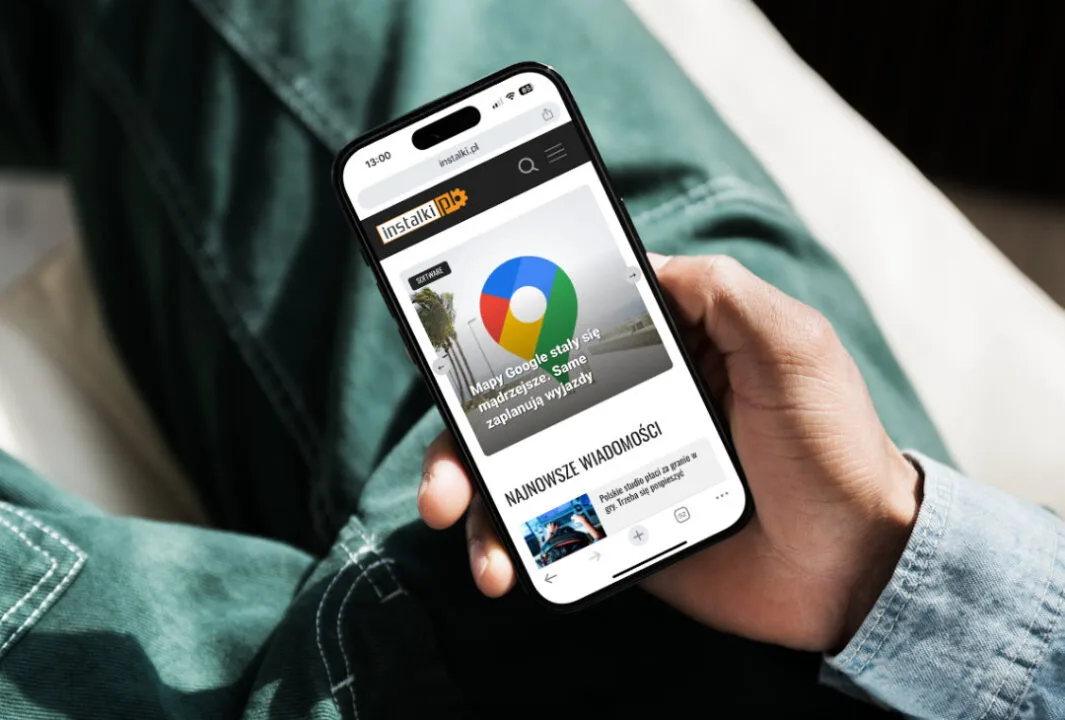 Portal instalki.pl na iPhone