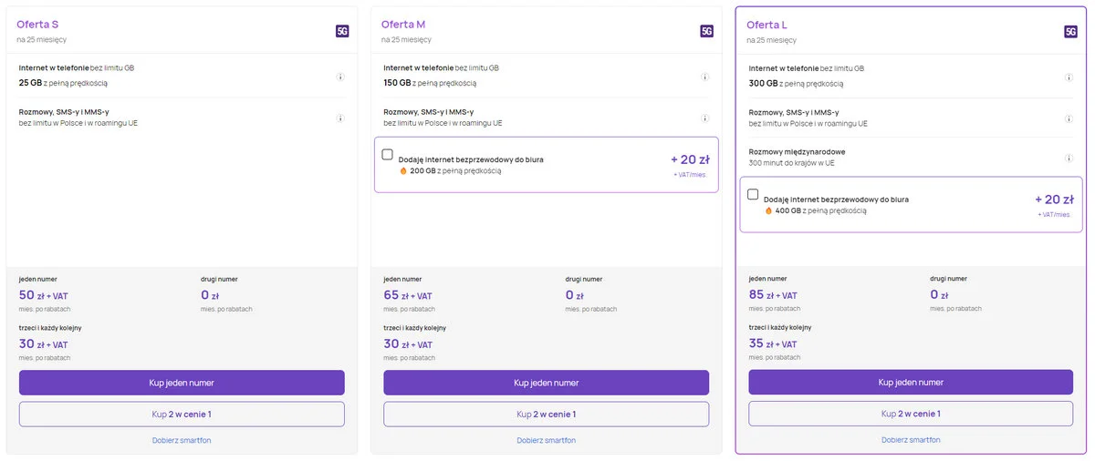 Oferta dla przenoszących numer do Play