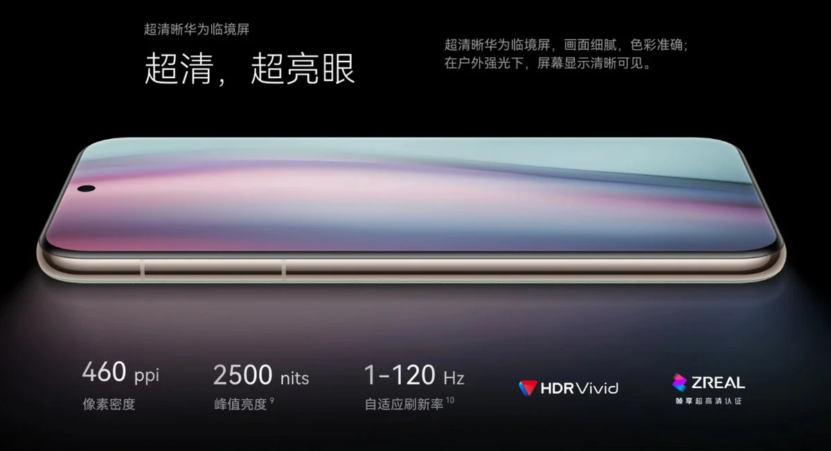 Ekran w Huawei P70 Pura Ultra