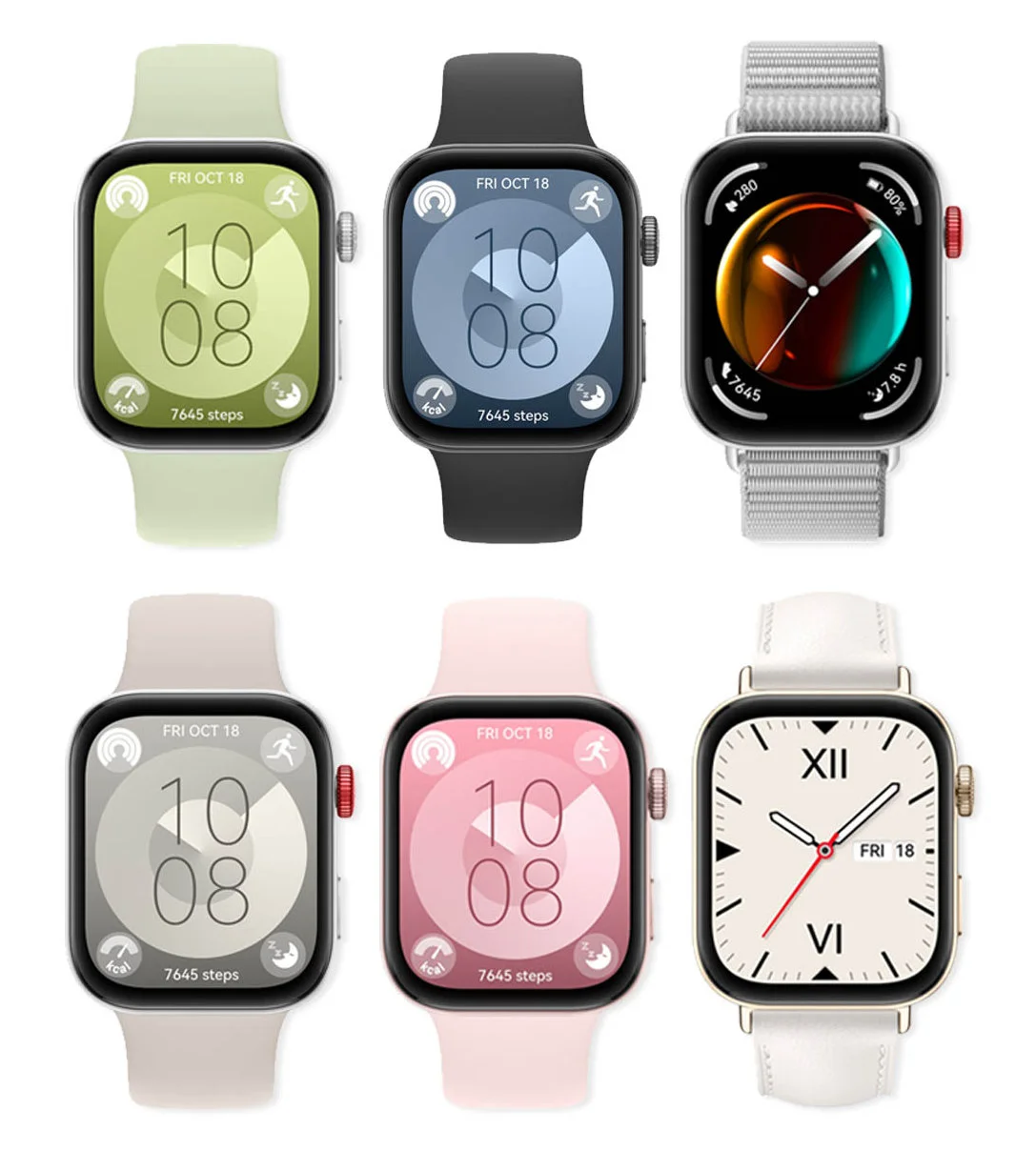 Kolorystyka Huawei Watch Fit 3 (Źródło zdjęcia: Evan Blass/X)