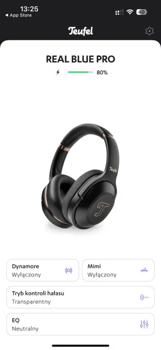 Aplikacja Teufel Headphones