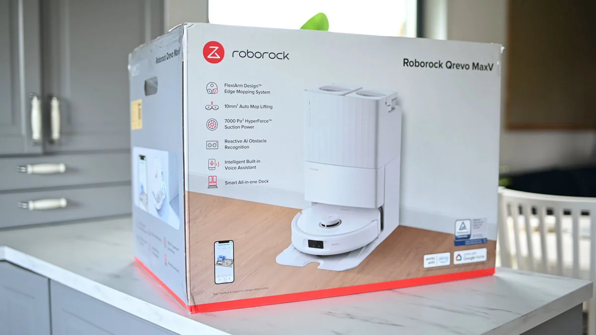 Roborock Qrevo Max opakowanie karton