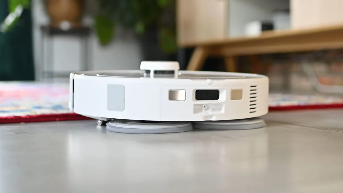 Nakładki mopa podczas pracy