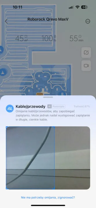 Rozpoznawanie przeszkód w Roborock Qrevo MaxV