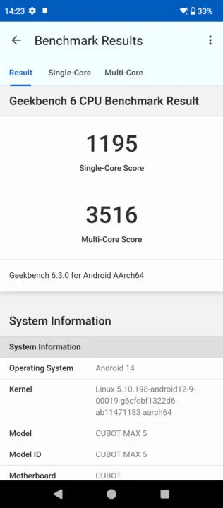 Geekbench 6
