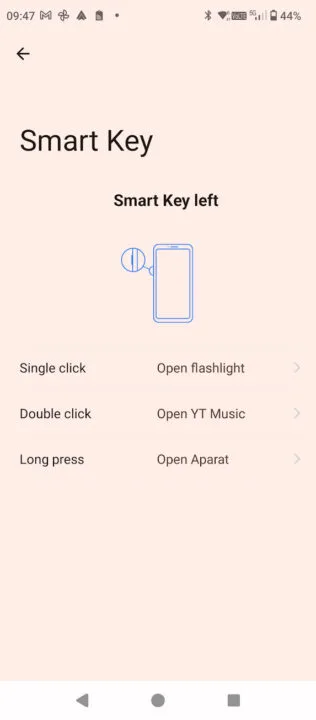Cubot Max 5 - konfiguracja Smart Key