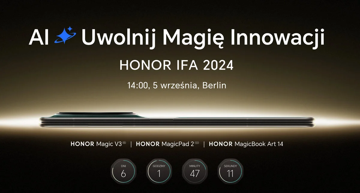 Zapowiedź premiery HONOR Magic V3