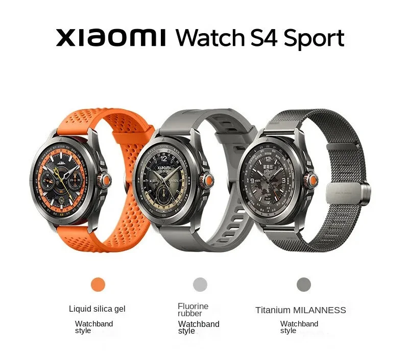 Xiaomi Watch S4 Sport - warianty kolorystyczne