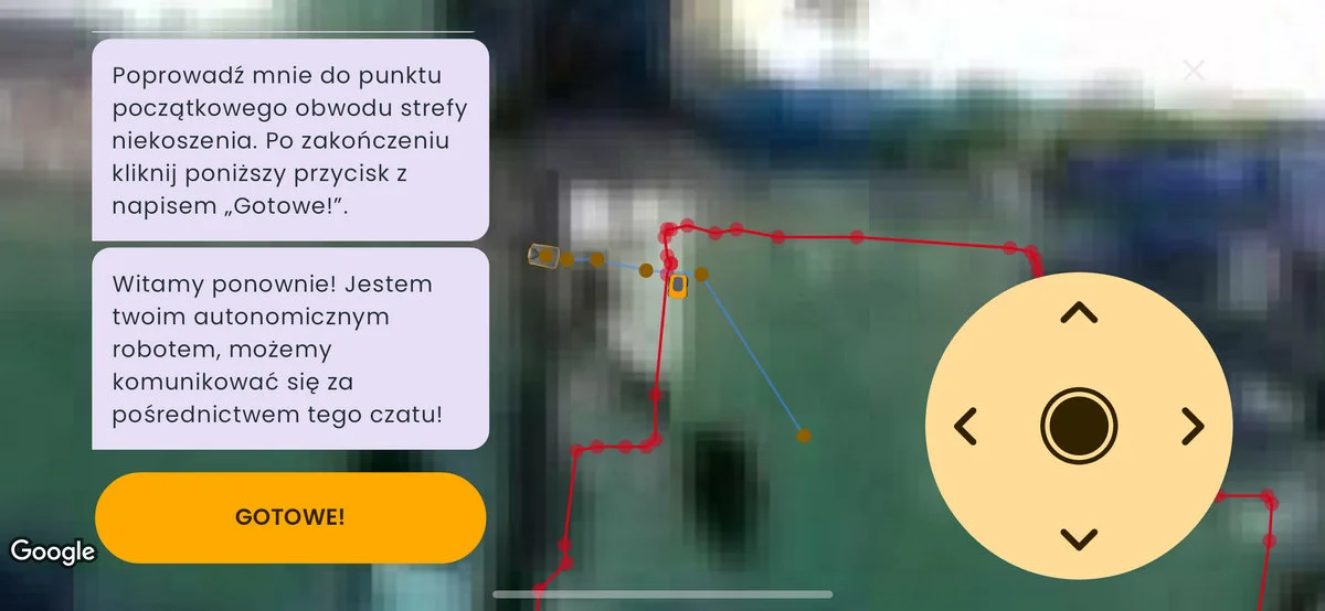 Tworzenie obwodu ogrodu w aplikacji