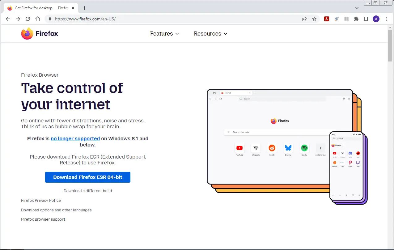 Mozilla się poddała. Firefox bez wsparcia dla Windows 7