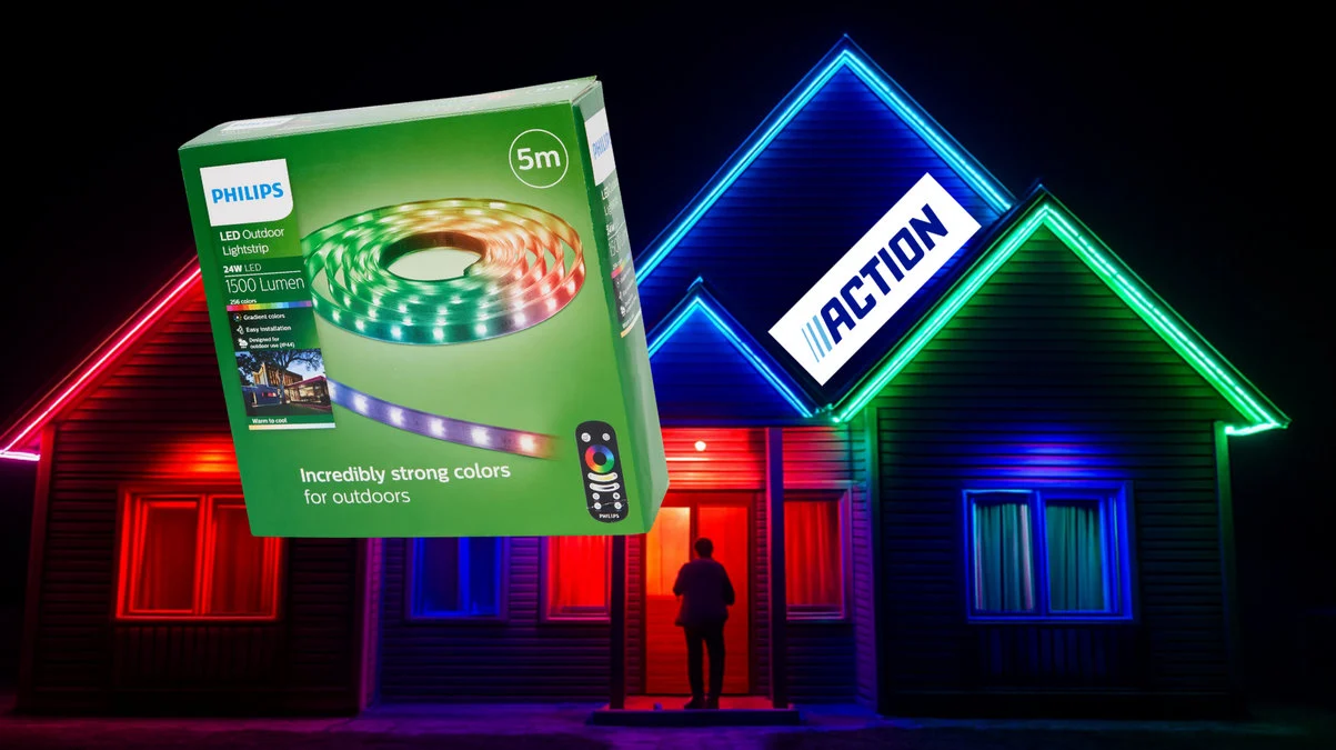 Chcesz oświetlić dom? Leć po zewnętrzną taśmę LED Philips w Action. Super promocja
