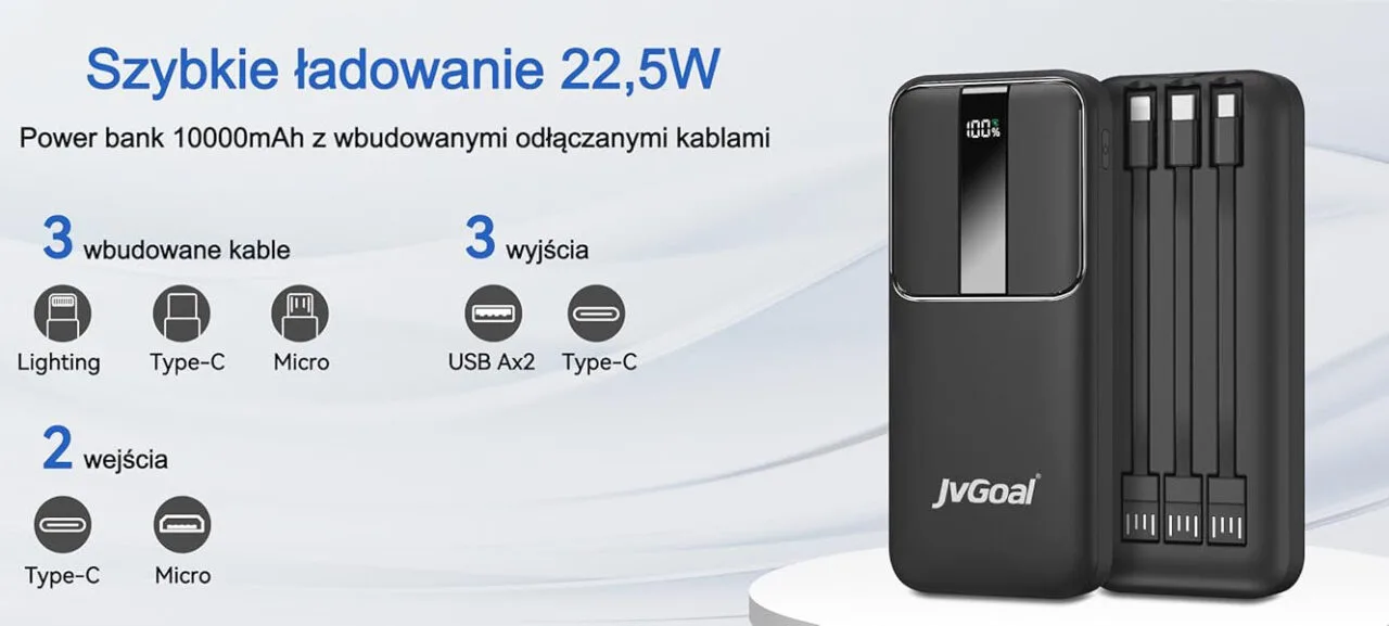 Powerbank JvGoal 10000 mAh