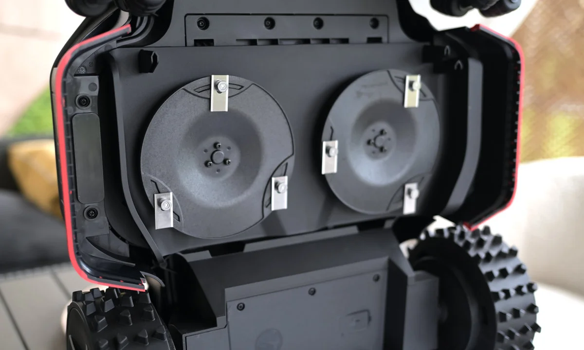 tarcze tnące o łącznej szerokości 40 cm