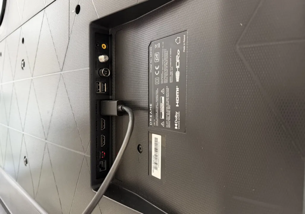 Panel ze złączami Dreame 65S100 Mini LED 4K TV