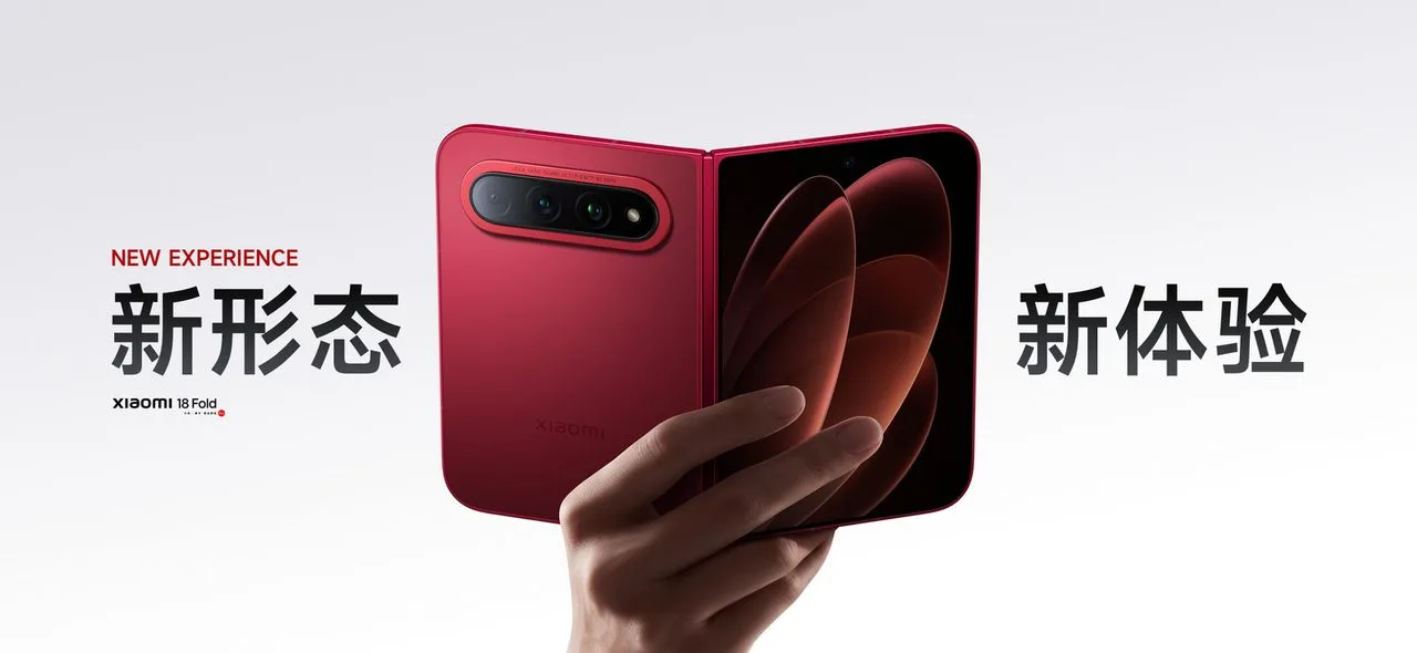 Xiaomi 18 Fold po rozłożeniu