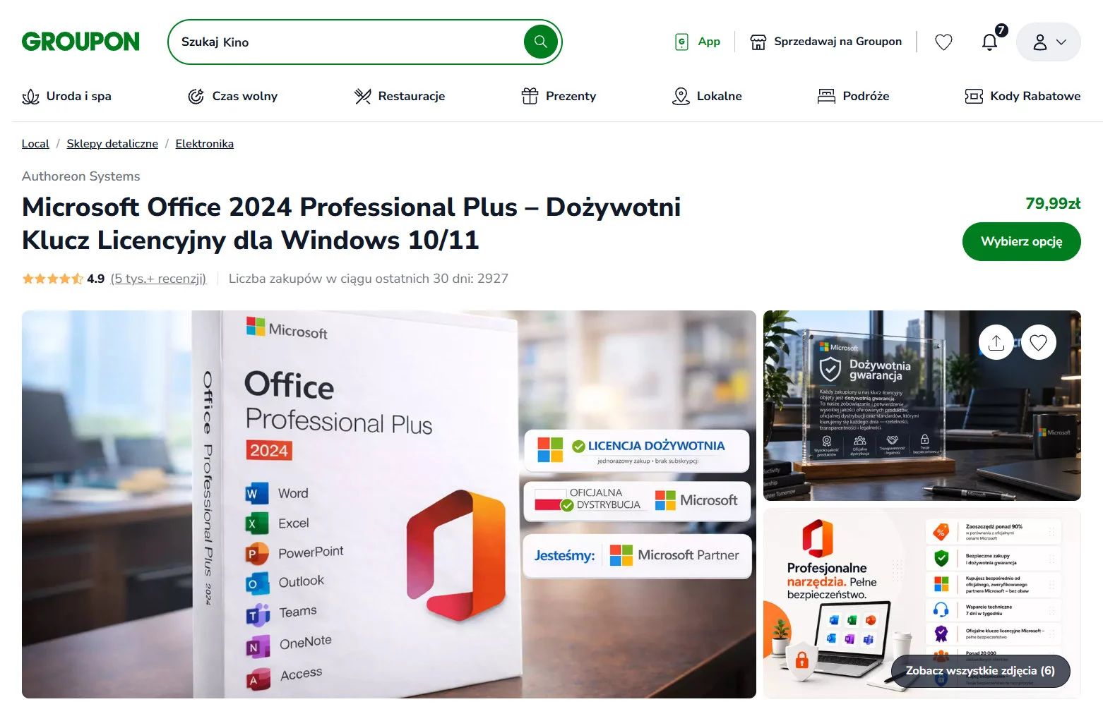 Klucz do Microsoft Office za ułamek ceny. Zaskakująca oferta na Groupon