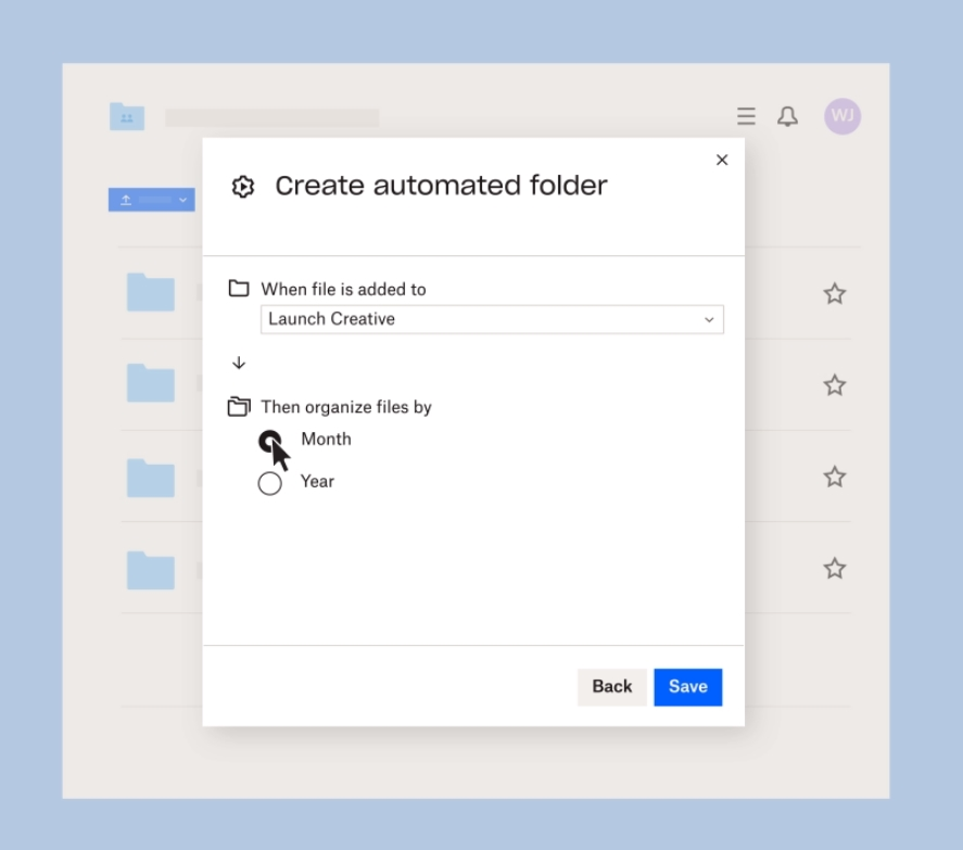 dropbox automatyczne foldery 2