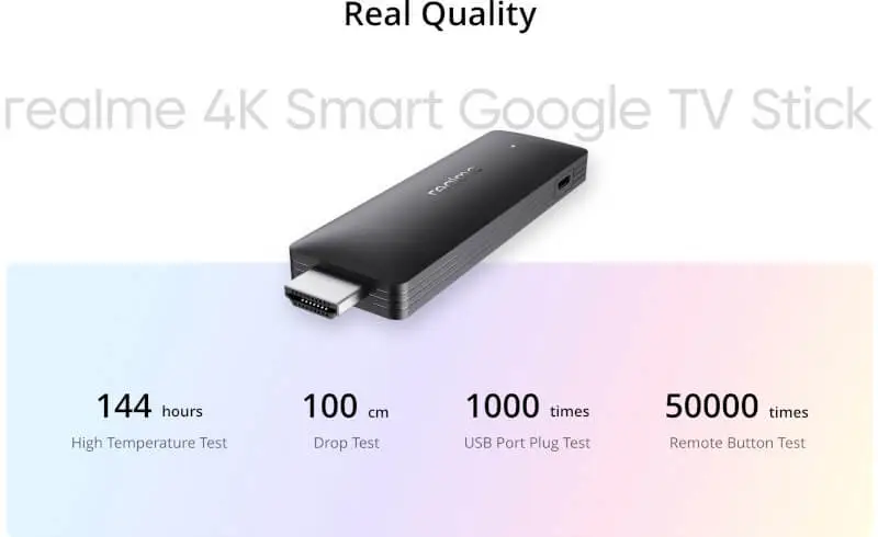 realme 4K Smart Google TV Stick