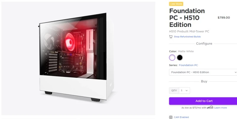nzxt gotowiec bez gpu