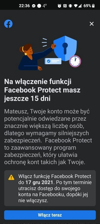 facebook protect smartfon