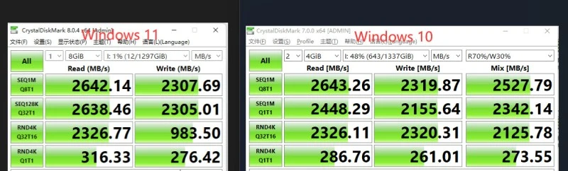 ssd windows 10 vs windows 11 crystal 0