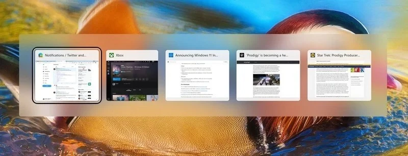 windows 11 nowe menu alt tab