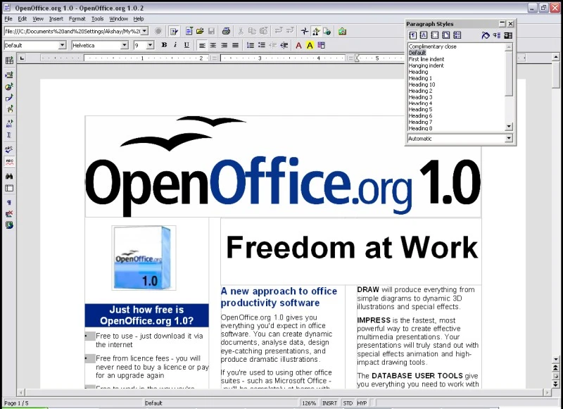 openoffice 1