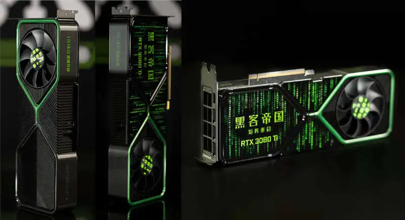 Specjalna wersja Nvidia RTX 3080 Ti Matrix Edition. Founders idealny dla fanów Neo